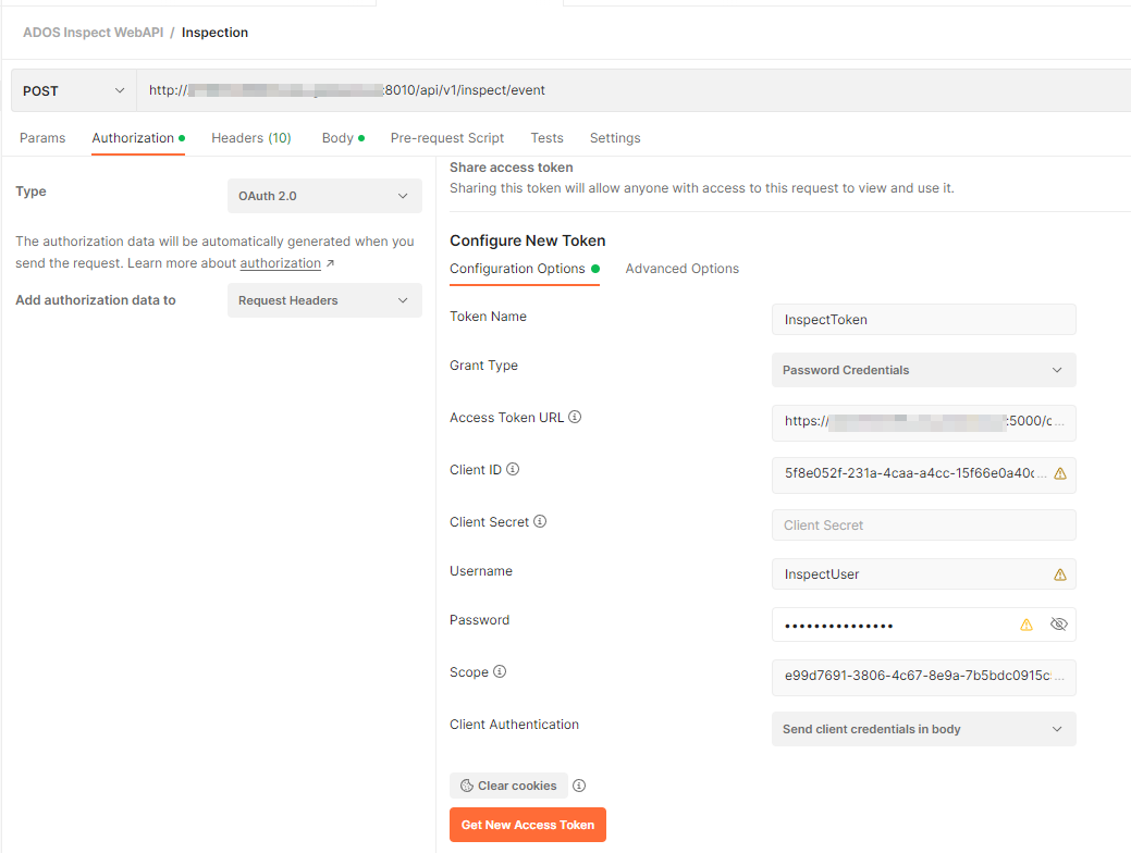 Manage ATS Inspect Channels